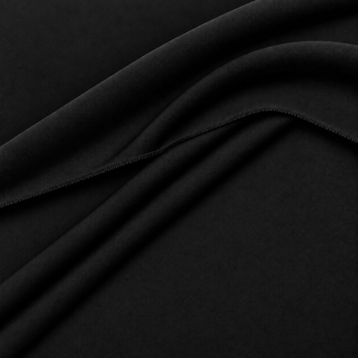 Jet Black fabric - DIAMOND COLLECTION by MJ Elite Fabrics