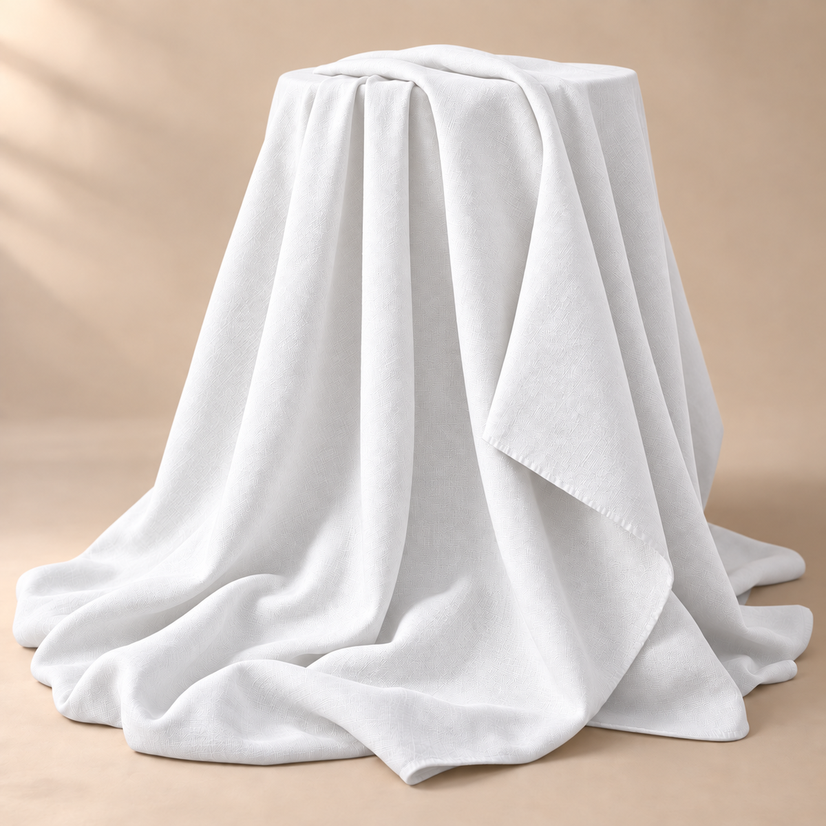 Pure White Cotton fabric - MJ Elite Fabrics